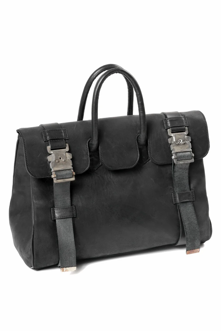 ierib Voyger 37 Hand Bag / Horse Nubuck Leather (BLACK) - Image 3