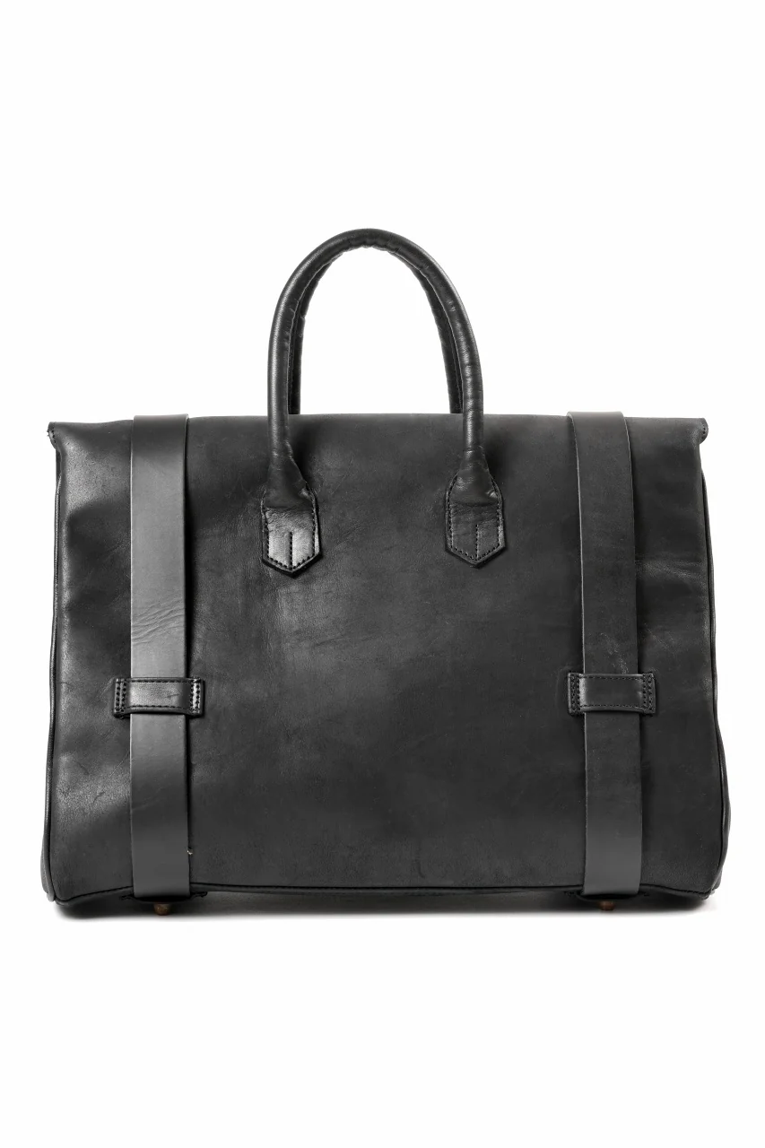 ierib Voyger 37 Hand Bag / Horse Nubuck Leather (BLACK) - Image 4