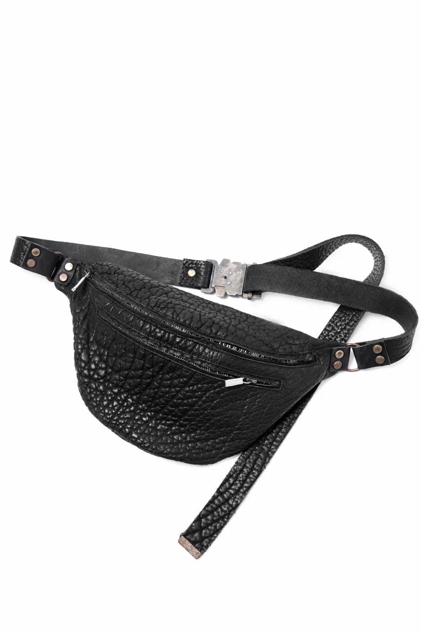 ierib WAIST SHOULDER BAG / Rough Bull (BLACK A)