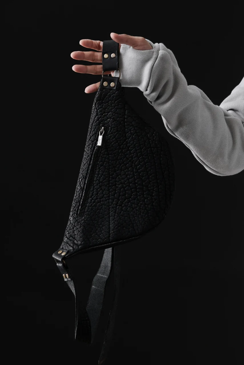 ierib WAIST SHOULDER BAG / Rough Bull (BLACK A) - Image 18