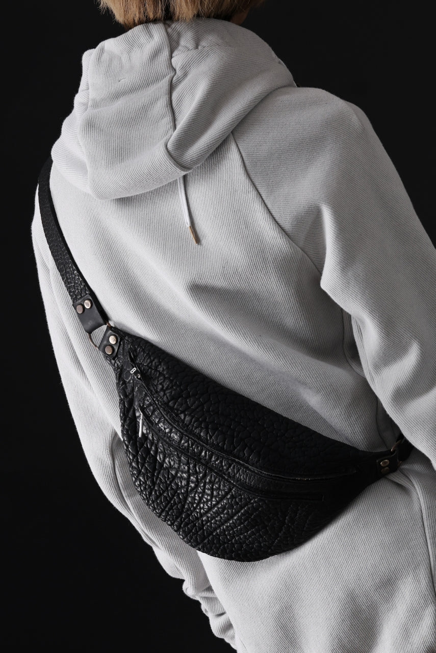 ierib WAIST SHOULDER BAG / Rough Bull (BLACK A) - Image 24