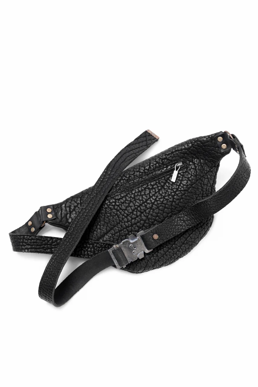 ierib WAIST SHOULDER BAG / Rough Bull (BLACK A) - Image 4