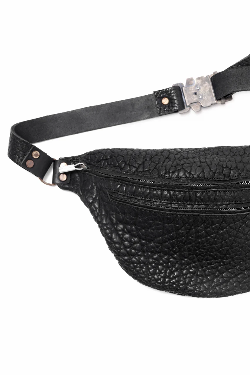 ierib WAIST SHOULDER BAG / Rough Bull (BLACK A) - Image 6