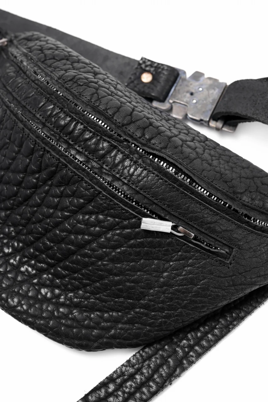 ierib WAIST SHOULDER BAG / Rough Bull (BLACK A) - Image 7