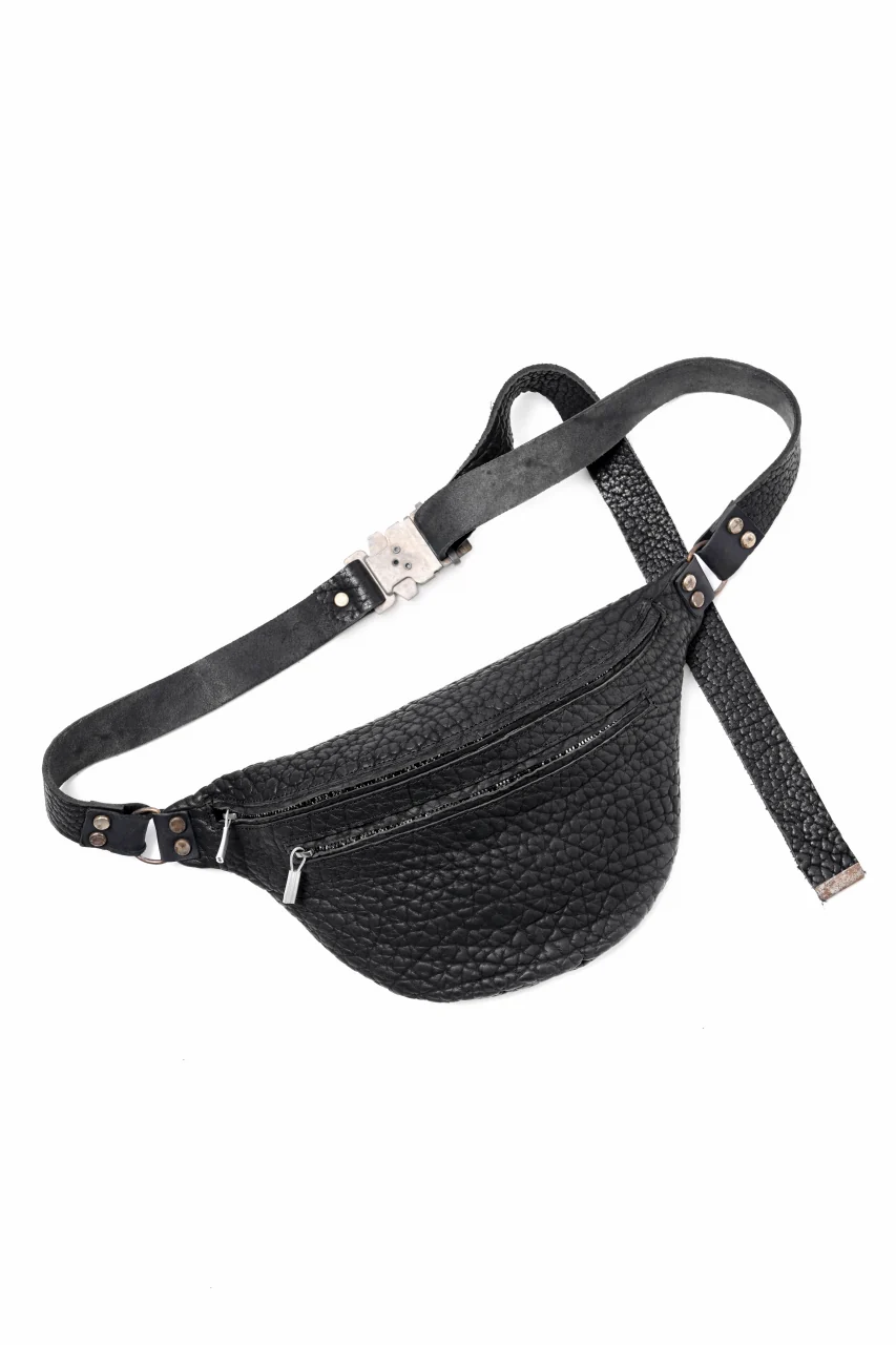 ierib WAIST SHOULDER BAG / Rough Bull (BLACK B)