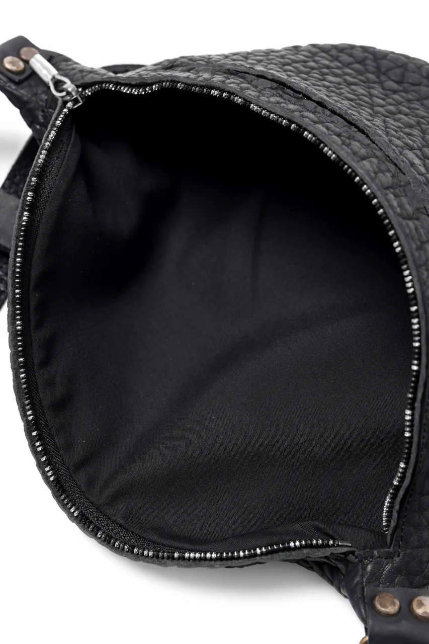 ierib WAIST SHOULDER BAG / Rough Bull (BLACK B) - Image 10