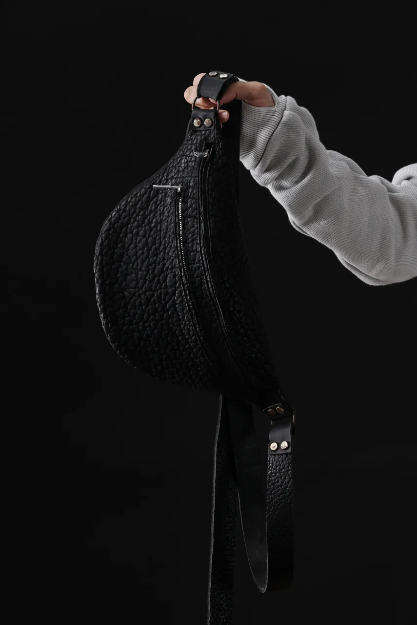ierib WAIST SHOULDER BAG / Rough Bull (BLACK B) - Image 13