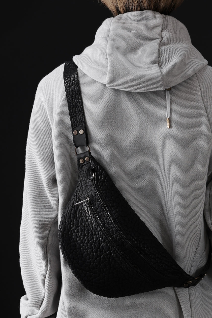 ierib WAIST SHOULDER BAG / Rough Bull (BLACK B) - Image 16