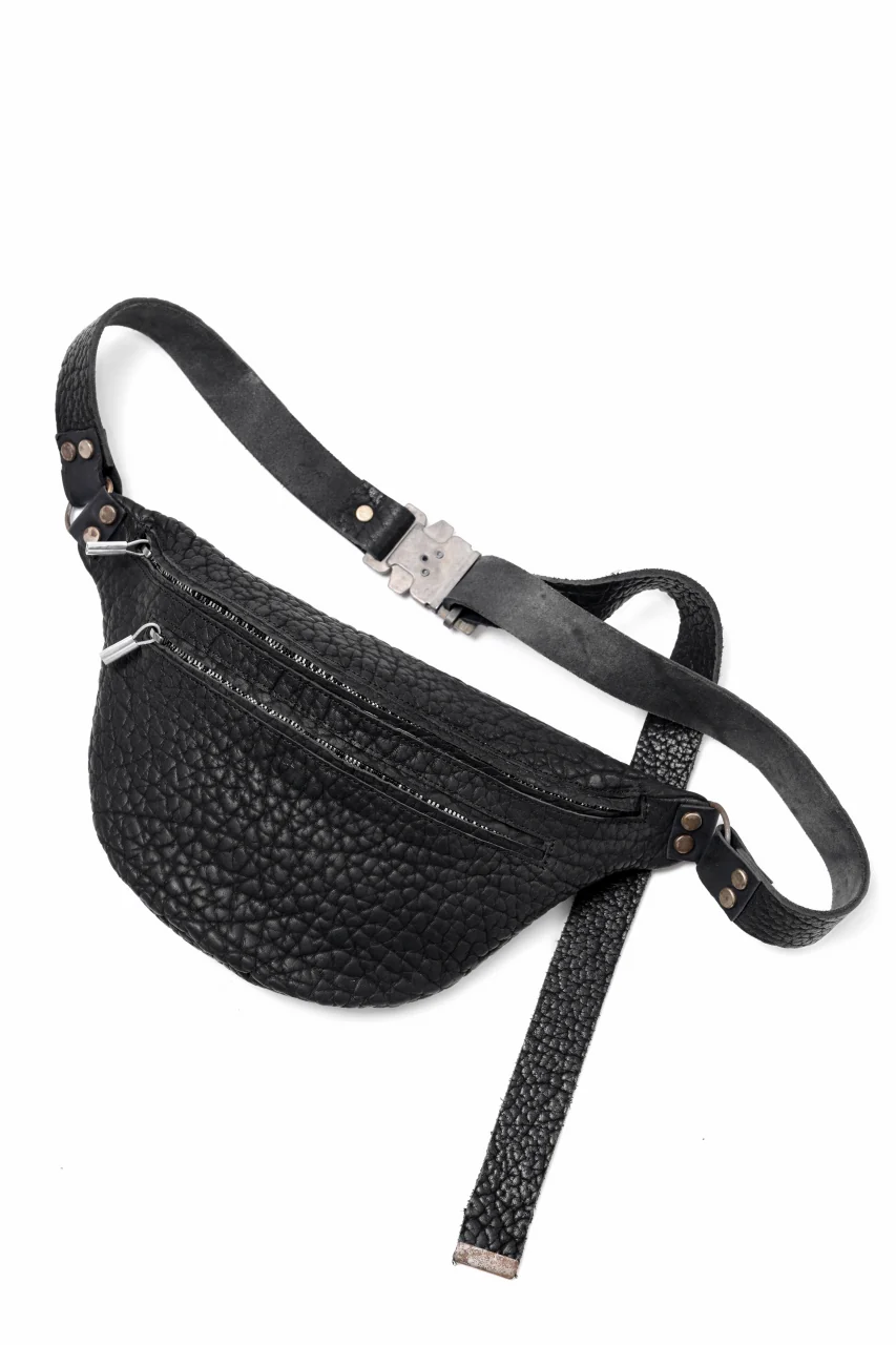 ierib WAIST SHOULDER BAG / Rough Bull (BLACK B) - Image 2
