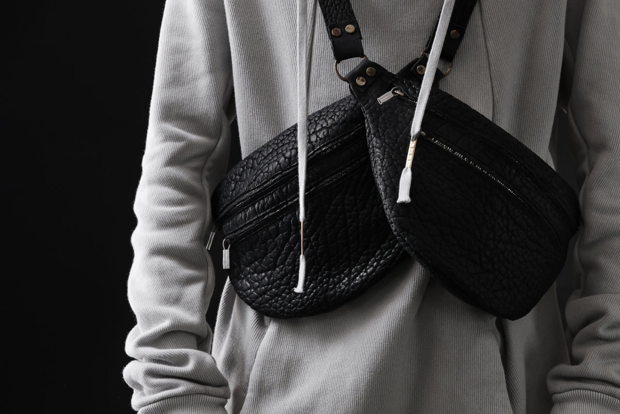 ierib WAIST SHOULDER BAG / Rough Bull (BLACK B) - Image 27
