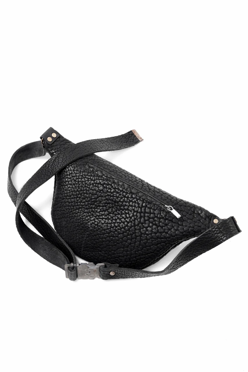 ierib WAIST SHOULDER BAG / Rough Bull (BLACK B) - Image 3