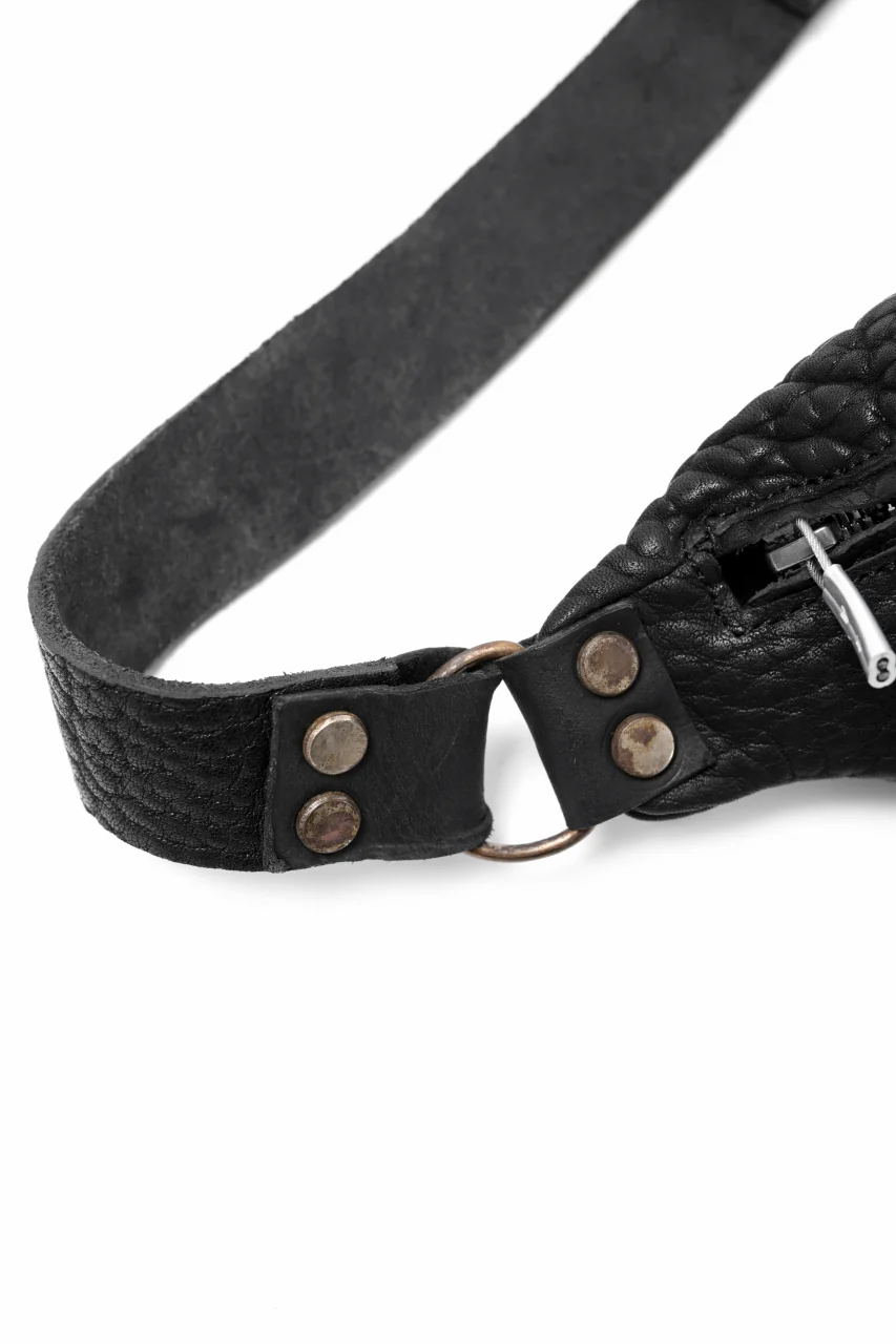 ierib WAIST SHOULDER BAG / Rough Bull (BLACK B) - Image 7