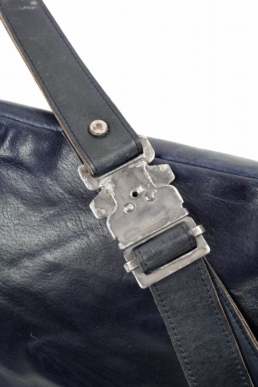 ierib Waist-Shoulder Bag / Shiny Horse Leather (NAVY) - Image 11