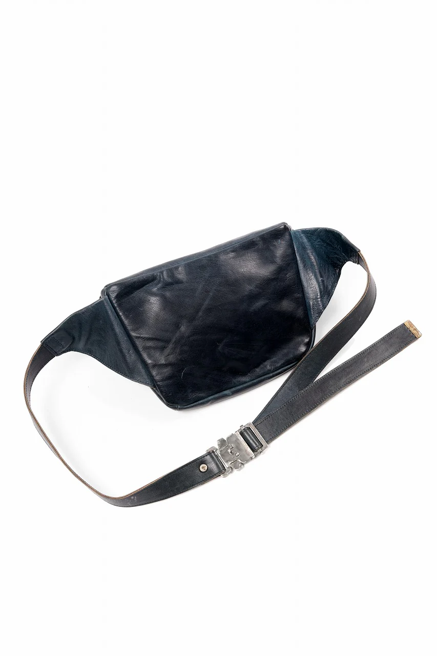 ierib Waist-Shoulder Bag / Shiny Horse Leather (NAVY) - Image 6