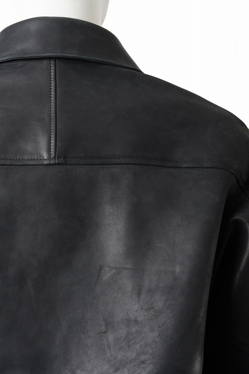 ierib x LOOM exclusive Lukas Jacket / Horse Nubuck Leather (BLACK) - Image 12
