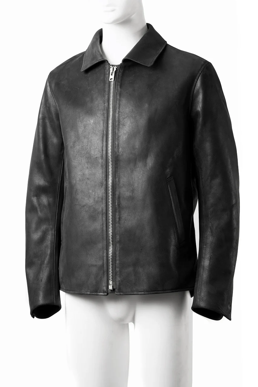 ierib x LOOM exclusive Lukas Jacket / Horse Nubuck Leather (BLACK) - Image 2