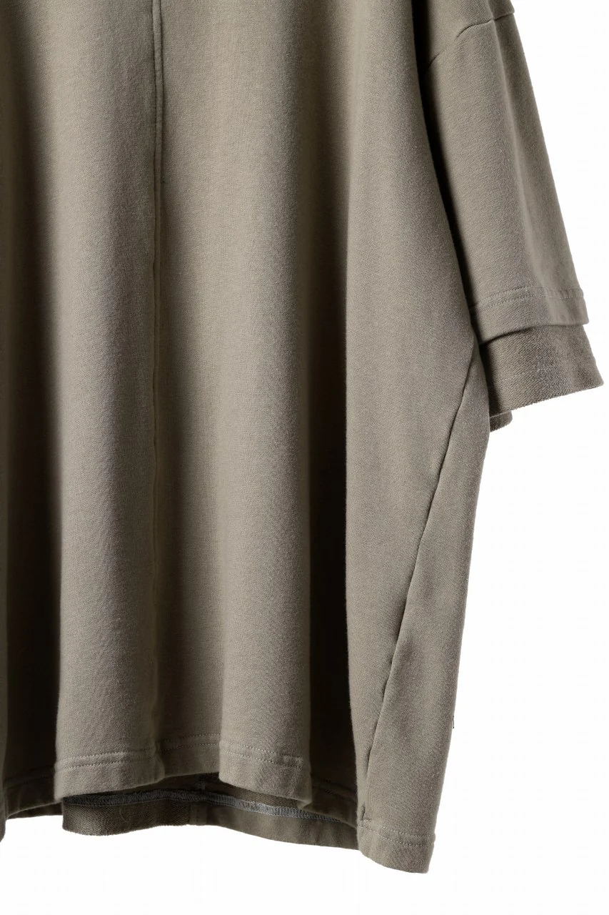 INDEPICT® × LOOM exclusive INVERSION TERRY LAYERED S/S TOP (MOON GREY) - Image 5