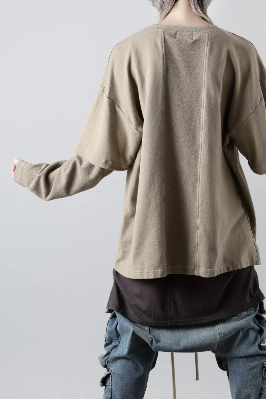 INDEPICT® × LOOM exclusive INVERSION TERRY LAYERED TOP (MOON GREY) - Image 15