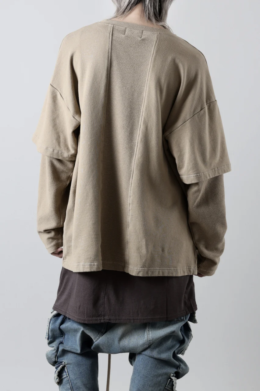 INDEPICT® × LOOM exclusive INVERSION TERRY LAYERED TOP (MOON GREY) - Image 18