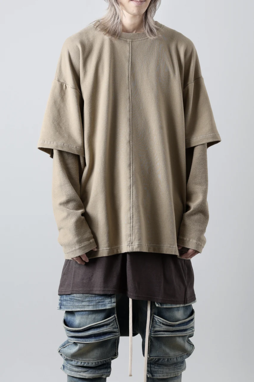 INDEPICT® × LOOM exclusive INVERSION TERRY LAYERED TOP (MOON GREY) - Image 19