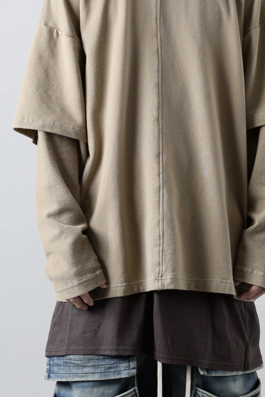 INDEPICT® × LOOM exclusive INVERSION TERRY LAYERED TOP (MOON GREY) - Image 23