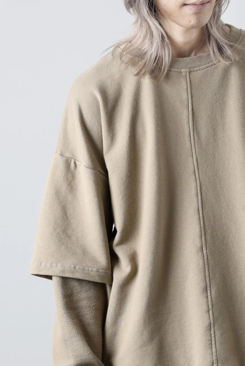 INDEPICT® × LOOM exclusive INVERSION TERRY LAYERED TOP (MOON GREY) - Image 25