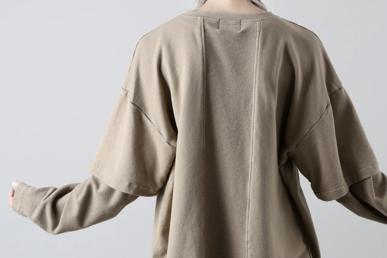 INDEPICT® × LOOM exclusive INVERSION TERRY LAYERED TOP (MOON GREY) - Image 30