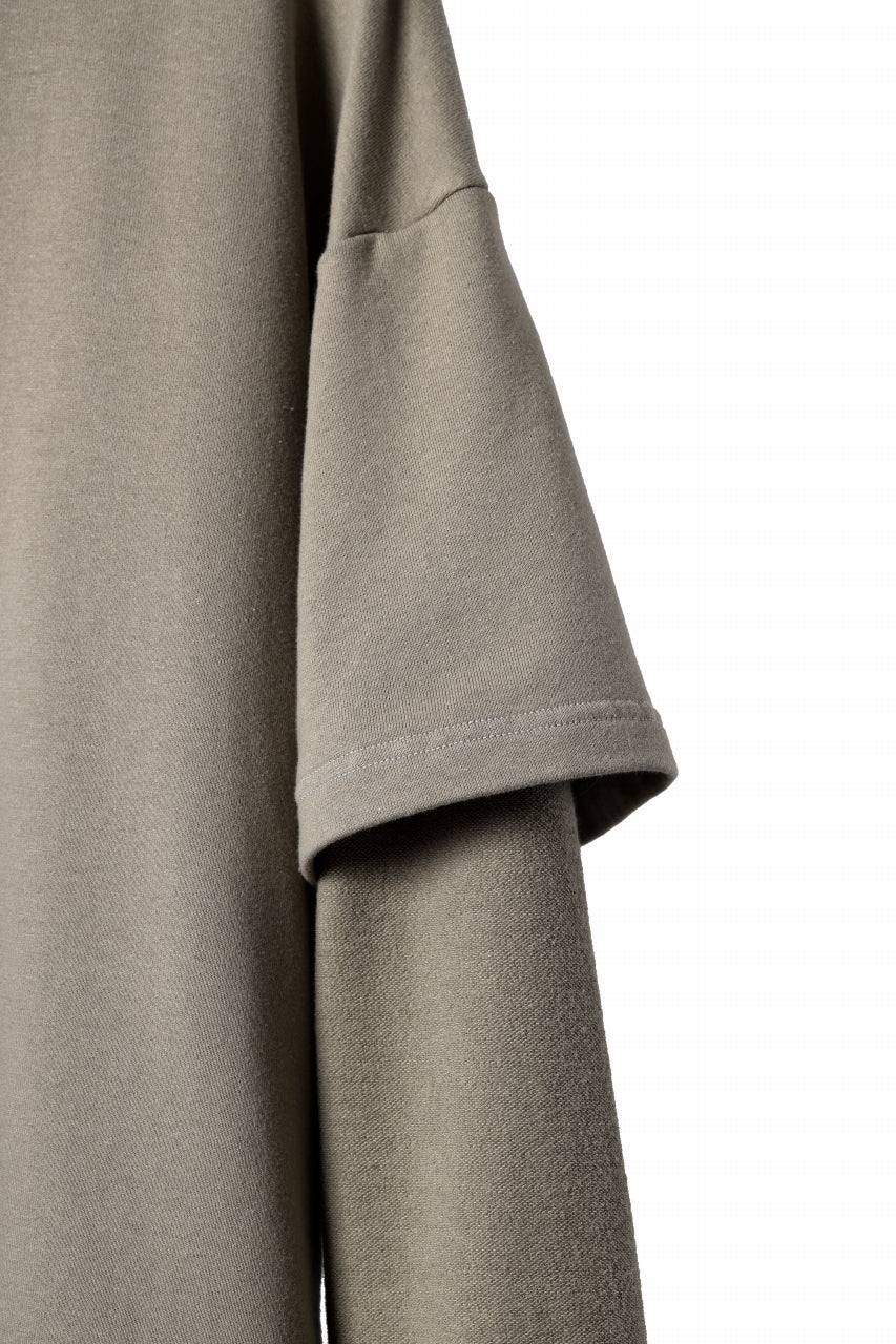 INDEPICT® × LOOM exclusive INVERSION TERRY LAYERED TOP (MOON GREY) - Image 7