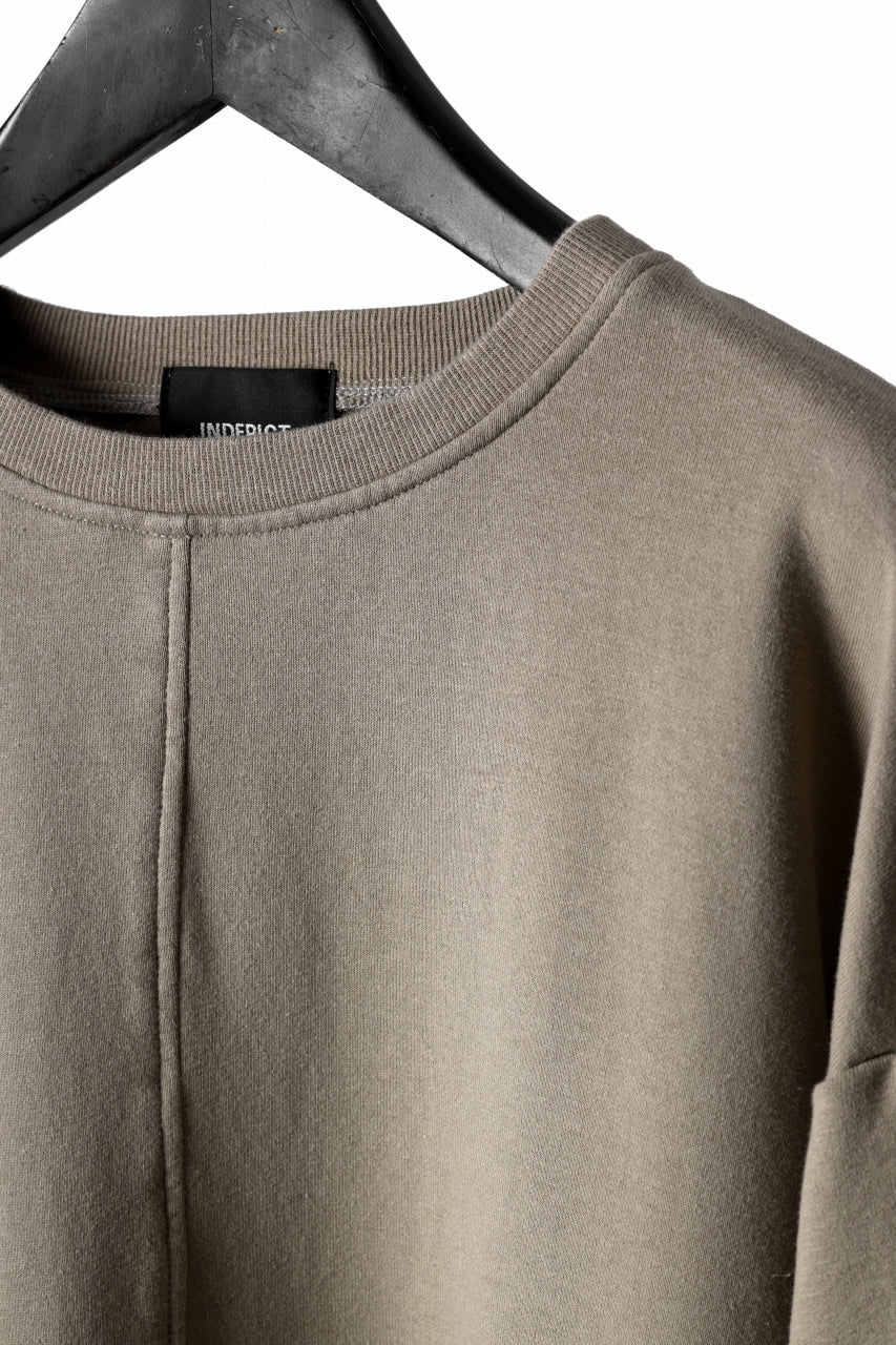 INDEPICT® × LOOM exclusive INVERSION TERRY LAYERED TOP (MOON GREY) - Image 9