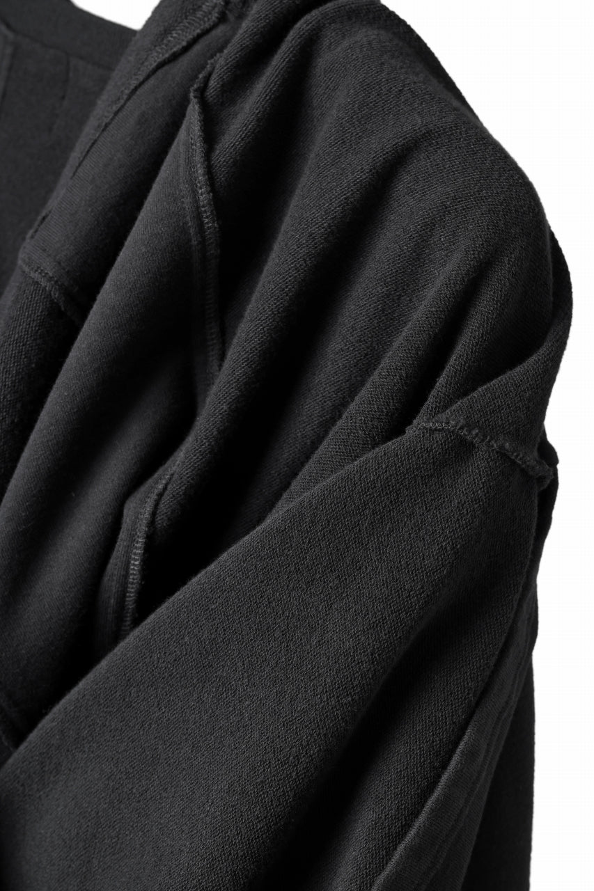 INDEPICT® × LOOM exclusive INVERSION TERRY LAYERED TOP (BLACK) - Image 16
