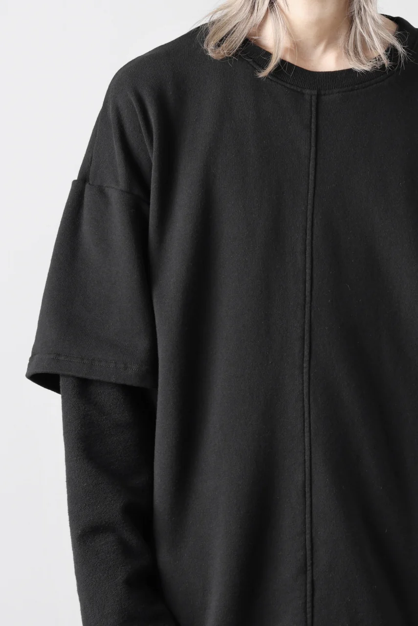 INDEPICT® × LOOM exclusive INVERSION TERRY LAYERED TOP (BLACK) - Image 31