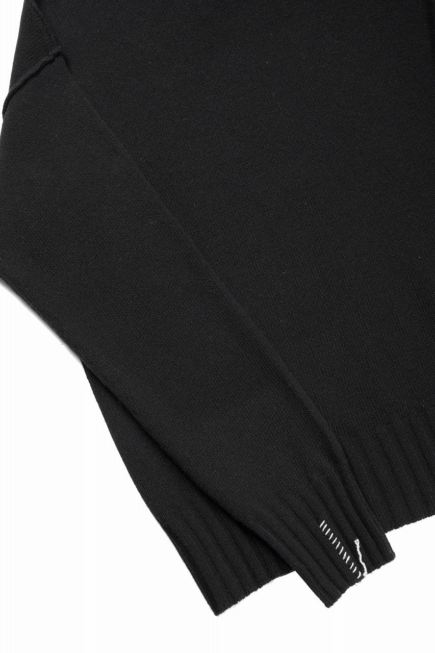 ISABEL BENENATO Cashmere Turtle Neck Sweater (BLACK) - Image 10
