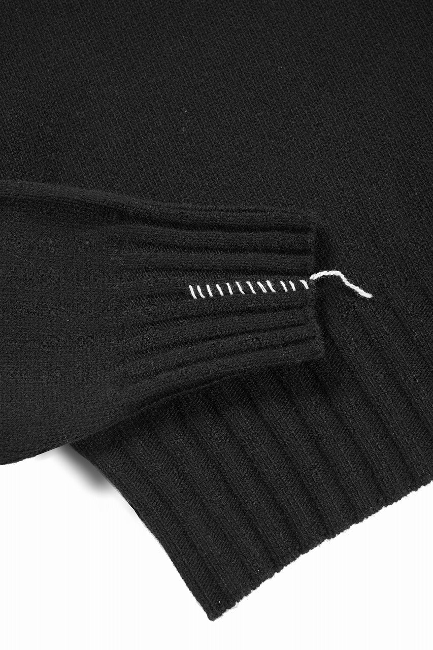 ISABEL BENENATO Cashmere Turtle Neck Sweater (BLACK) - Image 12