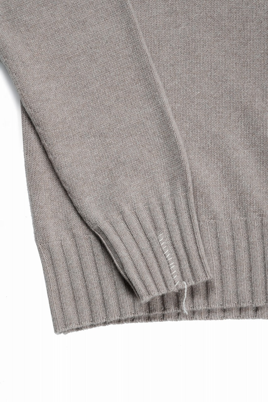 ISABEL BENENATO Cashmere Turtle Neck Sweater (PUMICE) - Image 11