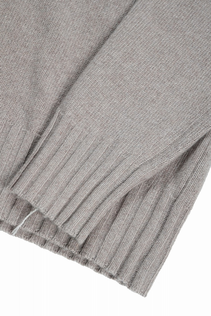 ISABEL BENENATO Cashmere Turtle Neck Sweater (PUMICE) - Image 12
