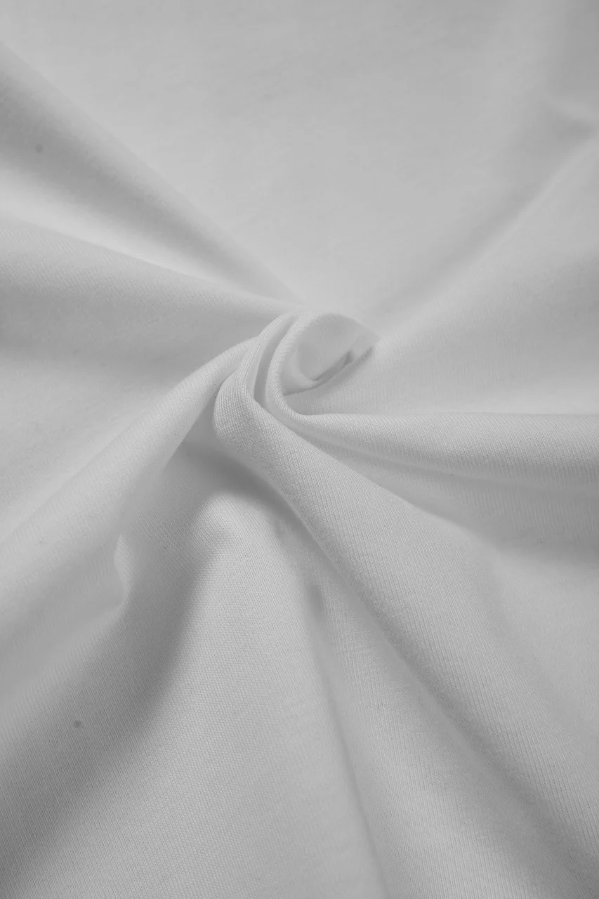 ISABEL BENENATO Comfort Size Print T-Shirt of Cotton Jersey (WHITE) - Image 12