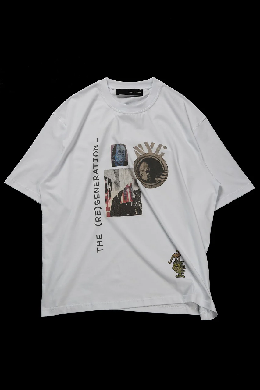 ISABEL BENENATO Comfort Size Print T-Shirt of Cotton Jersey (WHITE) - Image 3