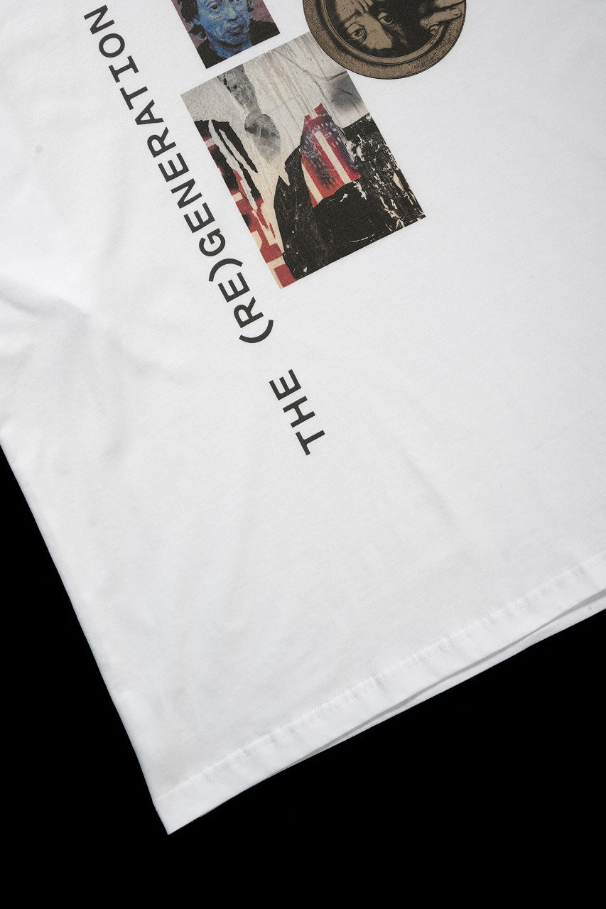 ISABEL BENENATO Comfort Size Print T-Shirt of Cotton Jersey (WHITE) - Image 7