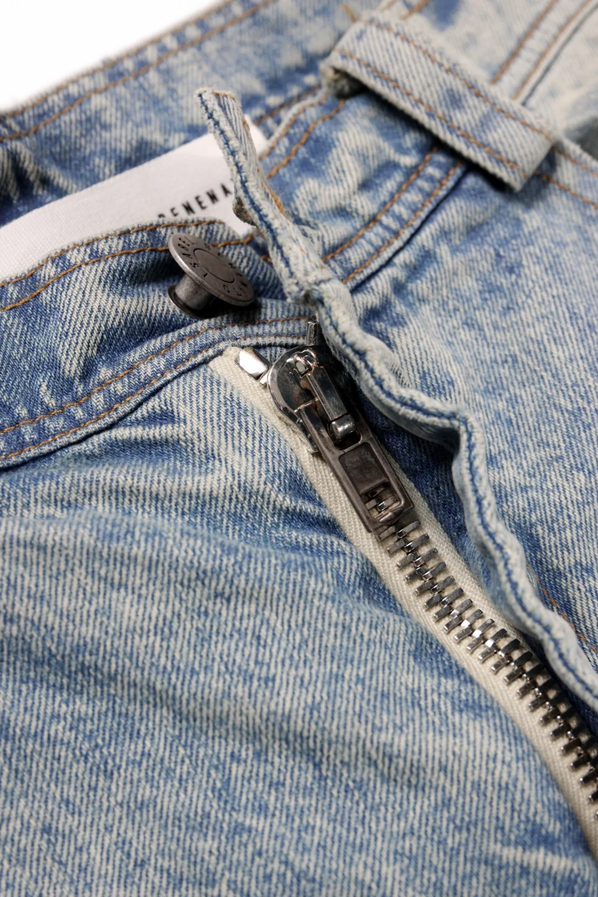 ISABEL BENENATO Selvedge Wide Denim Pant (DENIM) - Image 11