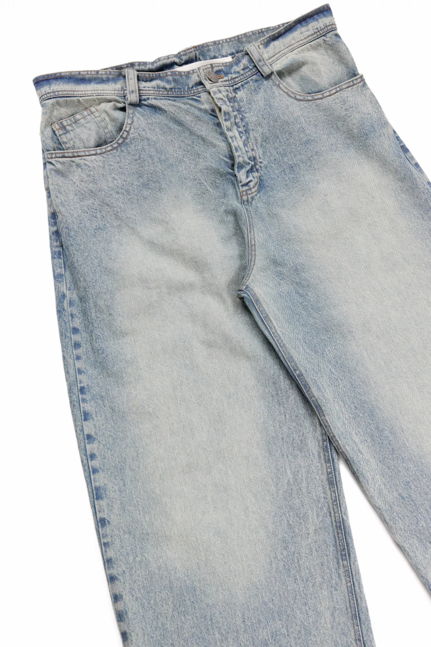 ISABEL BENENATO Selvedge Wide Denim Pant (DENIM) - Image 12