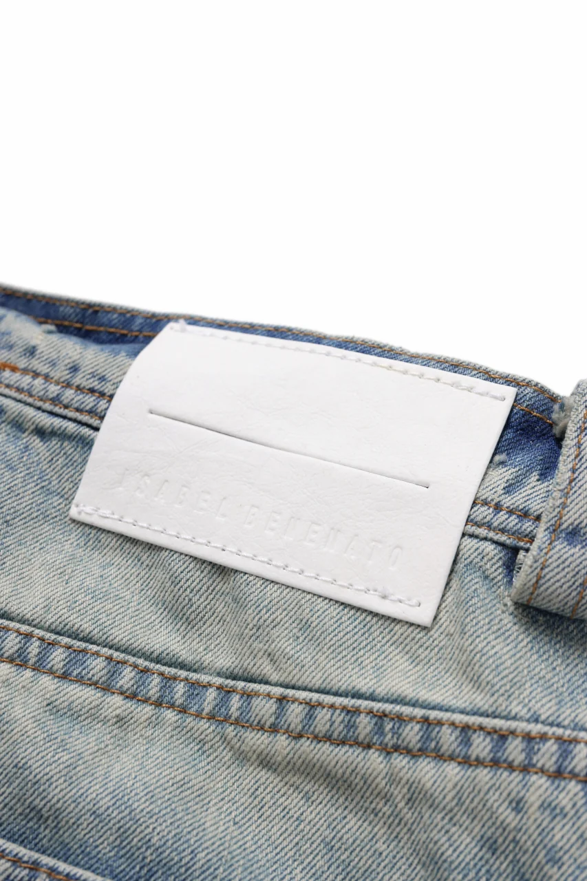 ISABEL BENENATO Selvedge Wide Denim Pant (DENIM) - Image 15