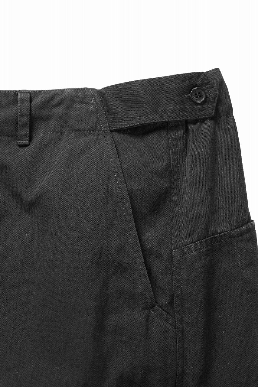 ISABEL BENENATO Technical Cargo Trousers (BLACK) - Image 12
