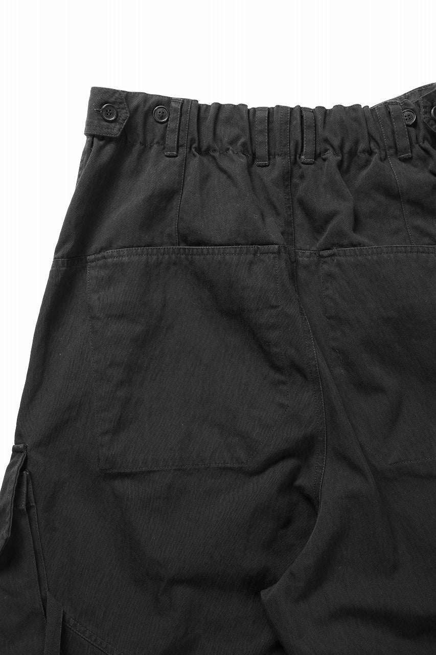 ISABEL BENENATO Technical Cargo Trousers (BLACK) - Image 13