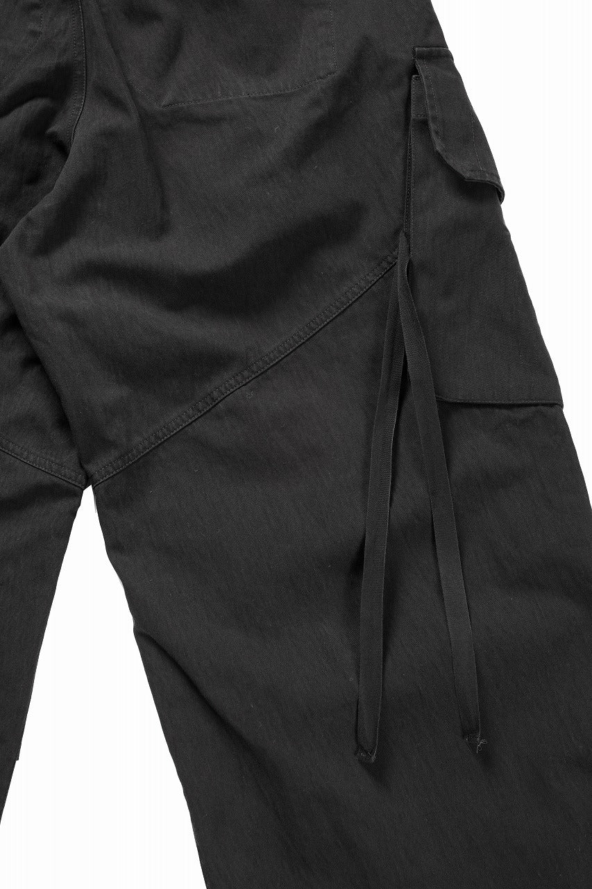 ISABEL BENENATO Technical Cargo Trousers (BLACK) - Image 14