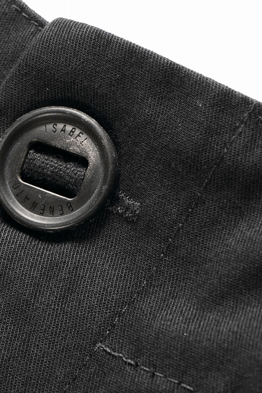 ISABEL BENENATO Technical Cargo Trousers (BLACK) - Image 7
