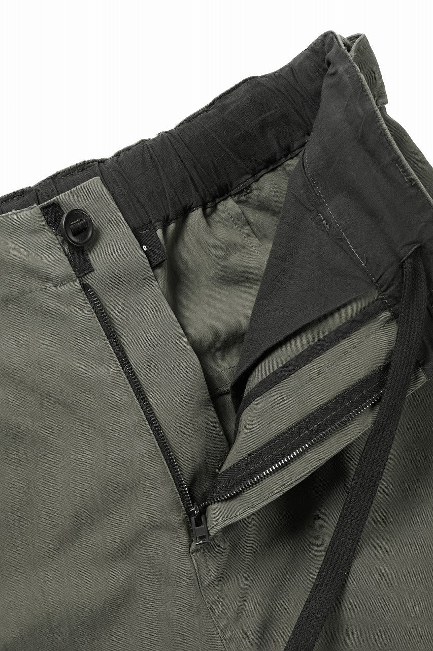 ISABEL BENENATO Technical Cargo Trousers (MILITARY GREEN) - Image 11