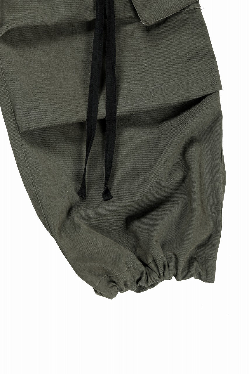 ISABEL BENENATO Technical Cargo Trousers (MILITARY GREEN) - Image 17