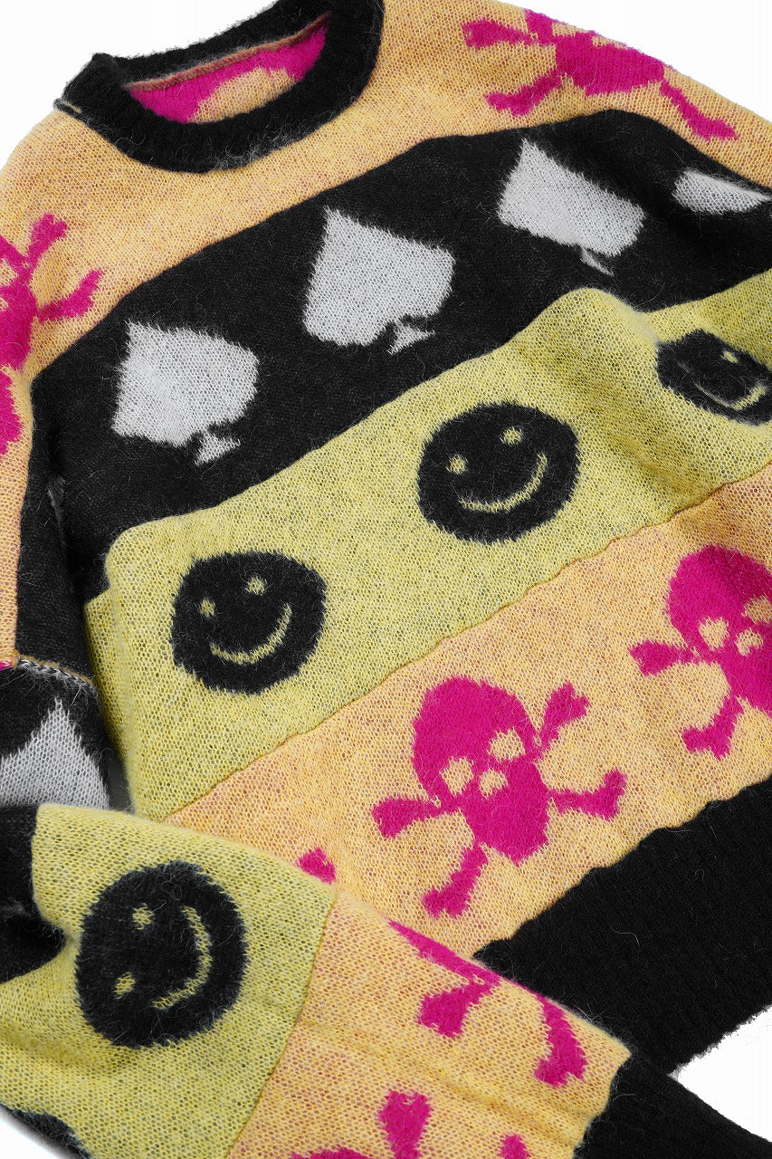 **ISABEL BENENATO Wool Jacquarrd Intarsia Knit Jumper (MIX) - Image 13