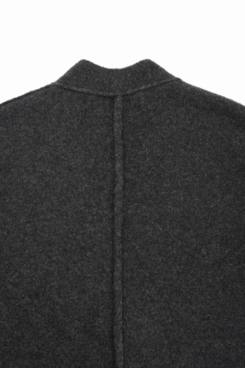 ISABEL BENENATO Yak Long Cardigan (GRAPHITE) - Image 17