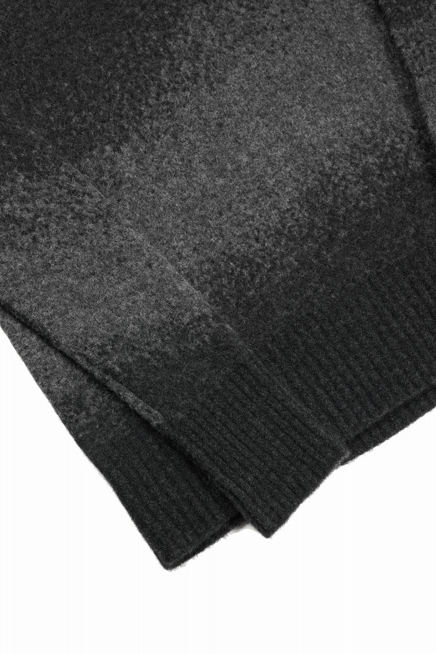 ISABEL BENENATO Yak Shaded Over Size Sweater (GRAPHITE) - Image 10
